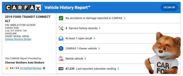 used 2019 Ford Transit Connect car, priced at $16,200