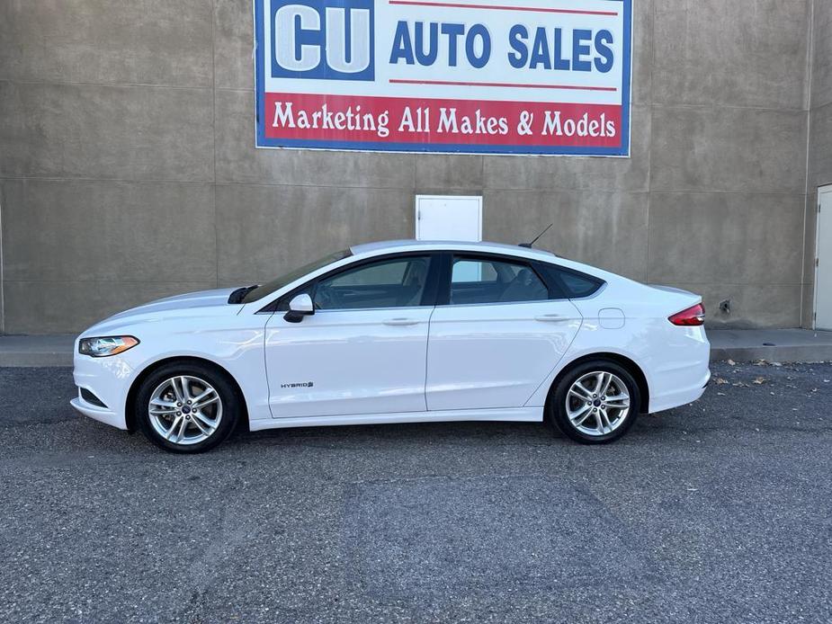 used 2018 Ford Fusion Hybrid car, priced at $14,595