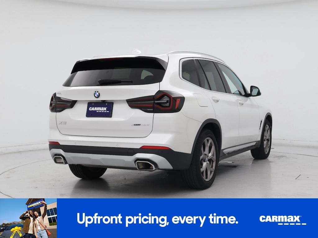 used 2022 BMW X3 car, priced at $38,998