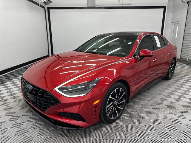 used 2021 Hyundai Sonata car, priced at $21,375
