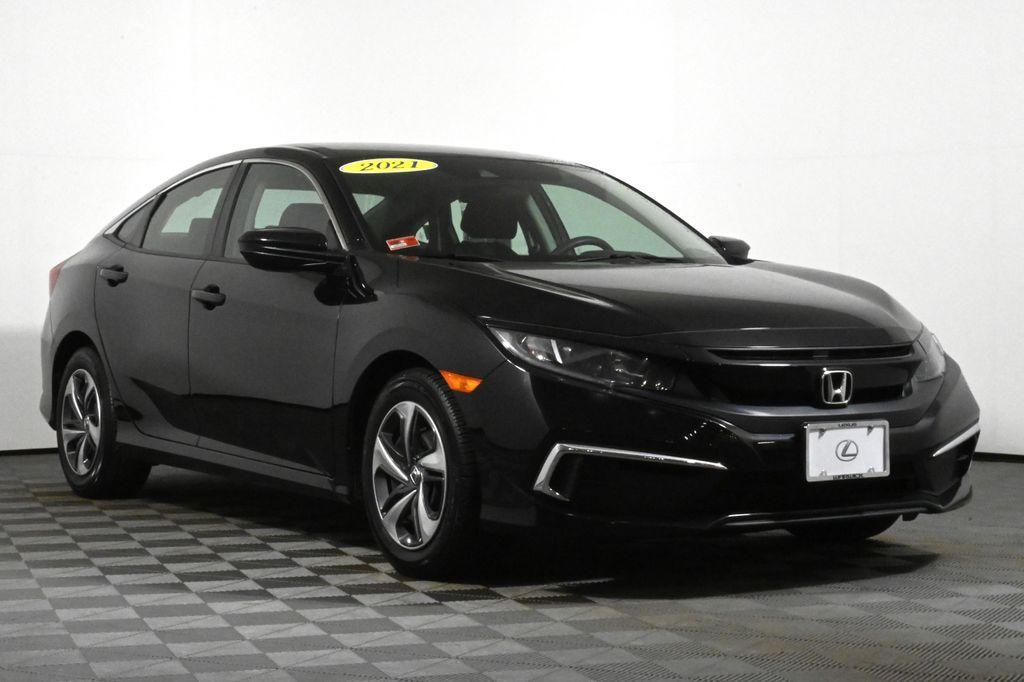 used 2021 Honda Civic car, priced at $18,499