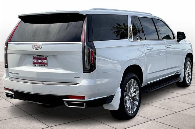 used 2024 Cadillac Escalade ESV car, priced at $95,498