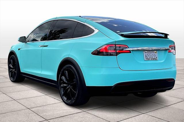 used 2020 Tesla Model X car, priced at $38,499