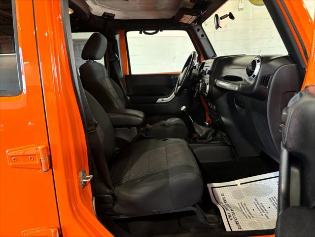 used 2012 Jeep Wrangler Unlimited car, priced at $16,233