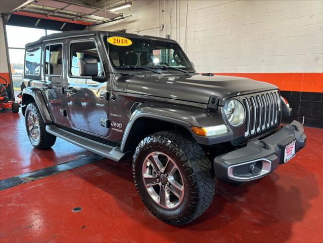 used 2018 Jeep Wrangler Unlimited car, priced at $27,988