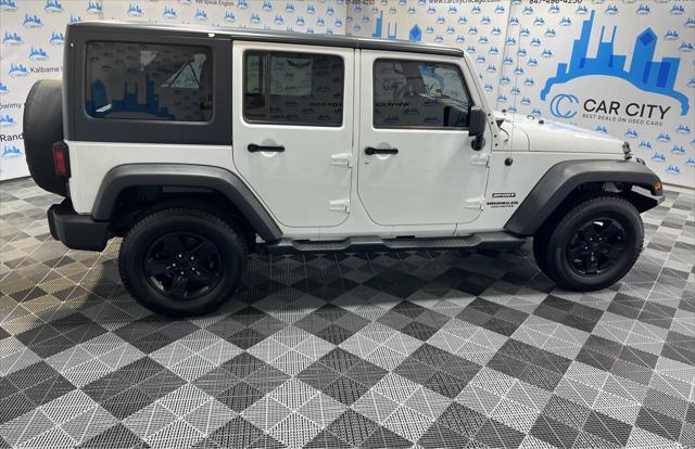 used 2012 Jeep Wrangler Unlimited car, priced at $15,990