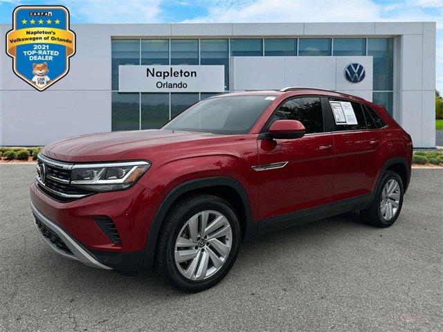 used 2021 Volkswagen Atlas Cross Sport car, priced at $23,528