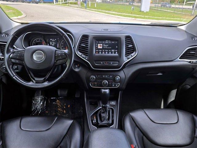 used 2021 Jeep Cherokee car, priced at $15,300