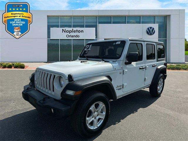 used 2021 Jeep Wrangler car, priced at $26,900