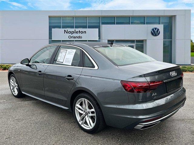 used 2021 Audi A4 car, priced at $24,000