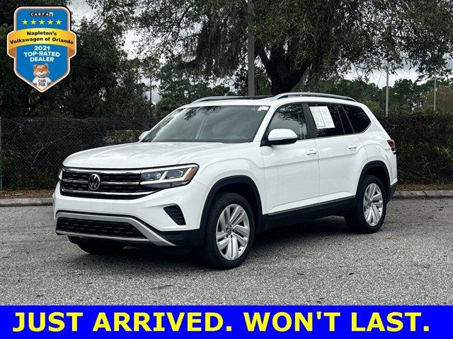 used 2021 Volkswagen Atlas car, priced at $24,542