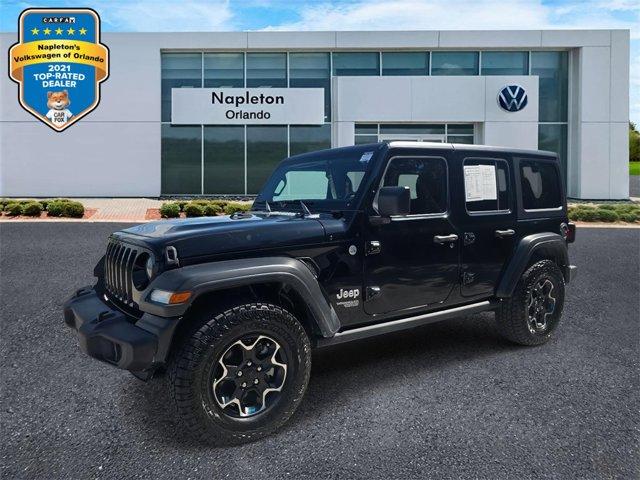 used 2020 Jeep Wrangler Unlimited car, priced at $21,590