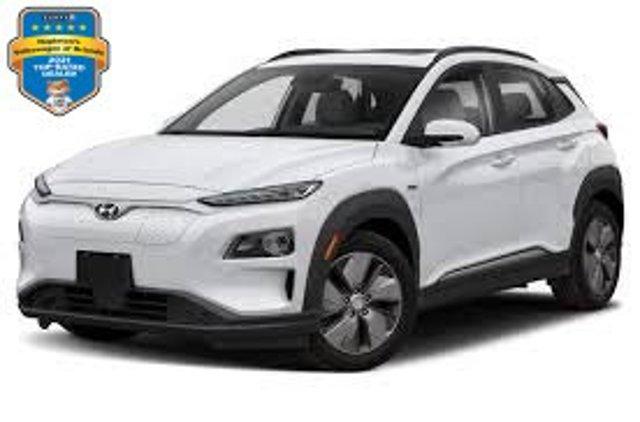 used 2021 Hyundai Kona EV car, priced at $17,499