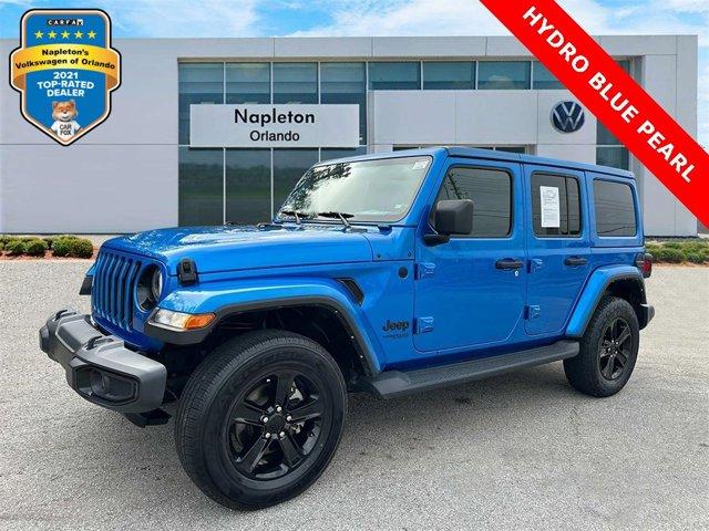 used 2021 Jeep Wrangler Unlimited car, priced at $28,520