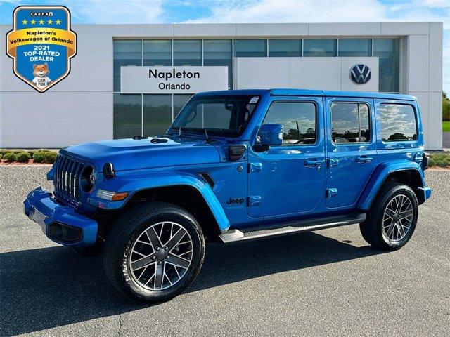 used 2022 Jeep Wrangler Unlimited 4xe car, priced at $42,201