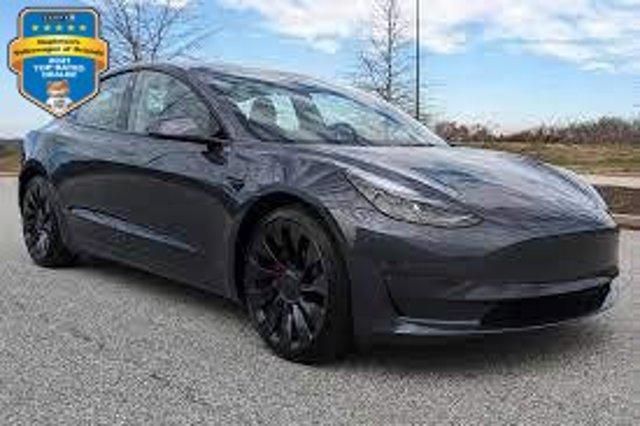 used 2023 Tesla Model 3 car, priced at $22,900