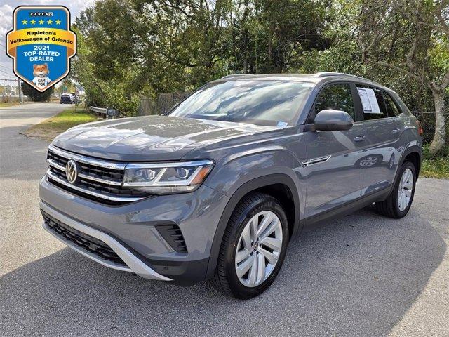 used 2021 Volkswagen Atlas Cross Sport car, priced at $20,833