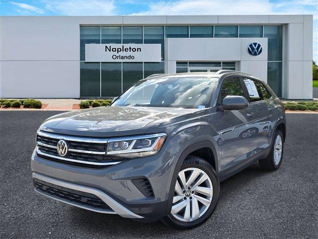 used 2021 Volkswagen Atlas Cross Sport car, priced at $20,833