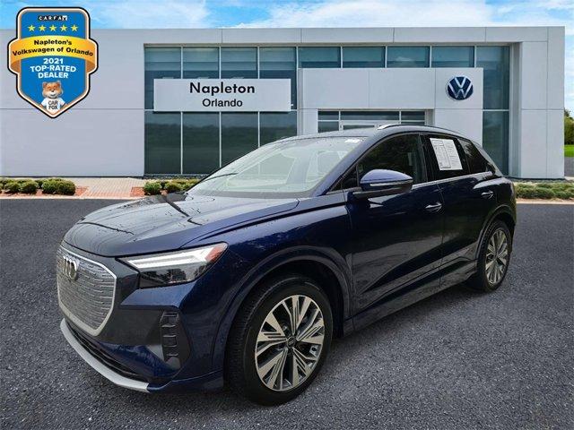 used 2023 Audi Q4 e-tron car, priced at $28,000
