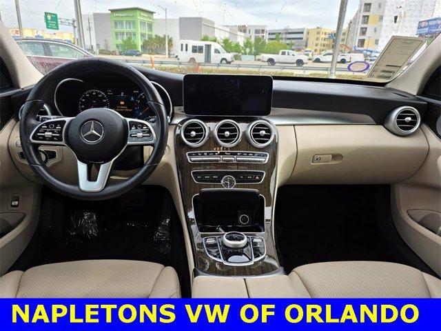 used 2021 Mercedes-Benz C-Class car, priced at $22,900