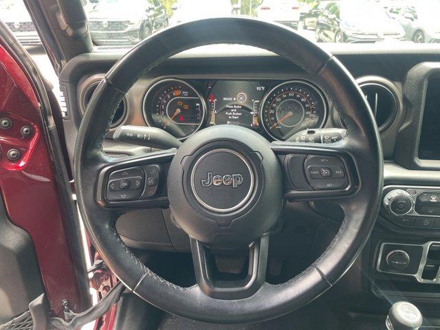 used 2021 Jeep Wrangler car, priced at $34,500