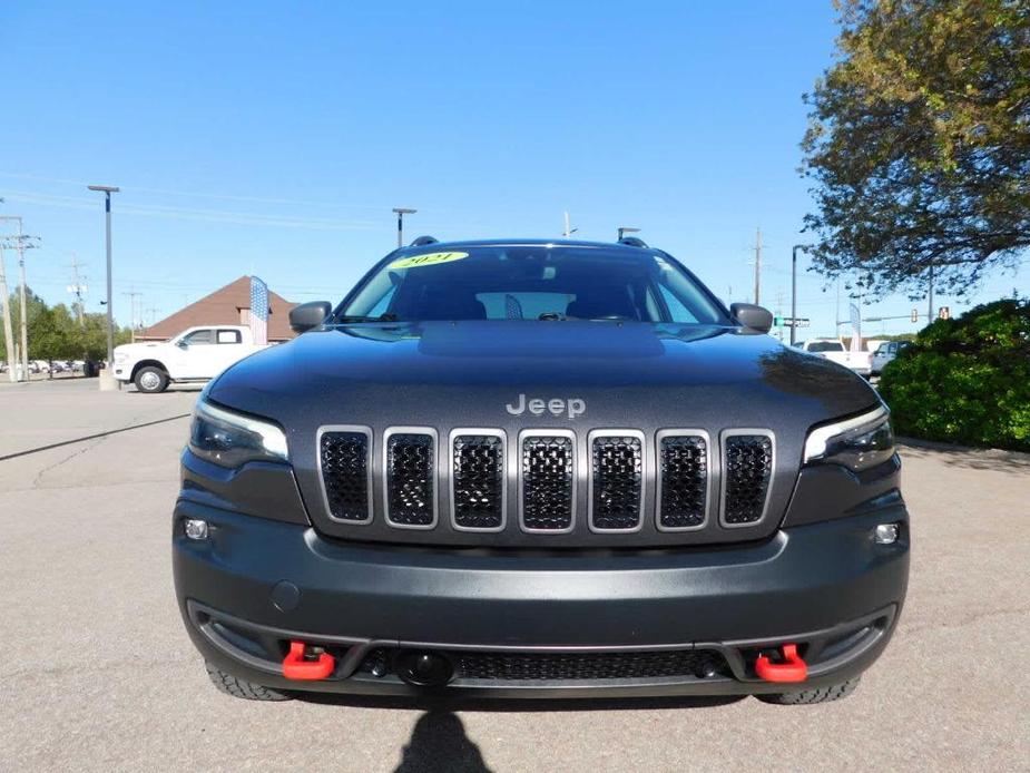used 2021 Jeep Cherokee car, priced at $27,971