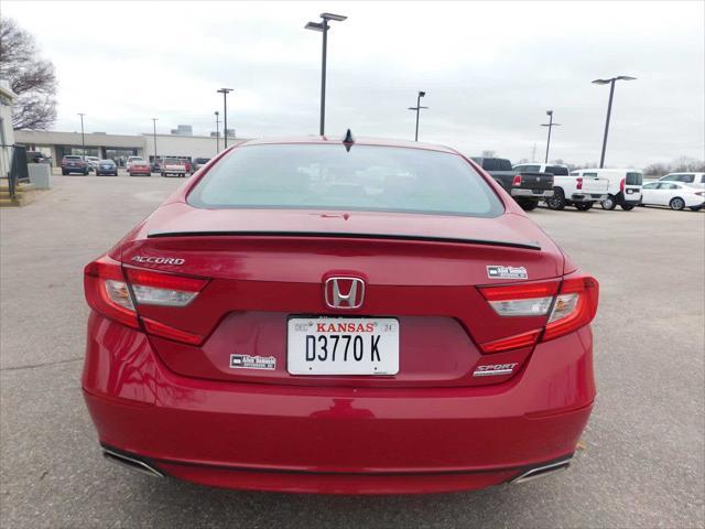 used 2021 Honda Accord car, priced at $24,999