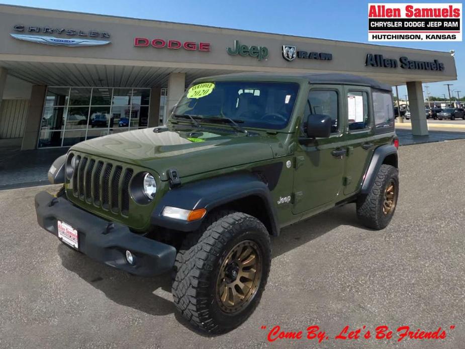 used 2020 Jeep Wrangler Unlimited car, priced at $34,971