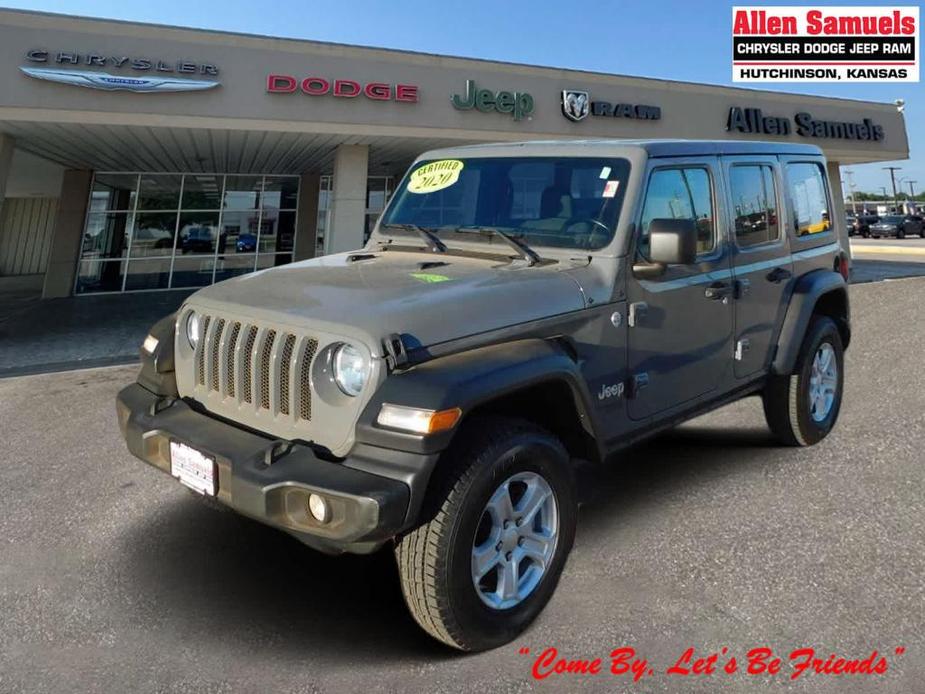 used 2020 Jeep Wrangler Unlimited car, priced at $33,891