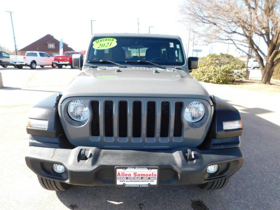 used 2021 Jeep Wrangler Unlimited car, priced at $32,471