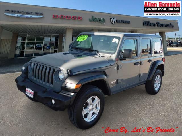 used 2021 Jeep Wrangler Unlimited car, priced at $27,231