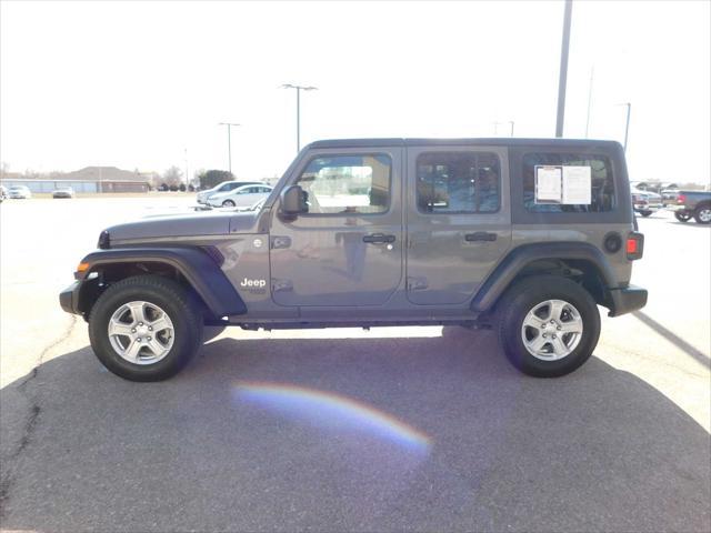 used 2021 Jeep Wrangler Unlimited car, priced at $27,231