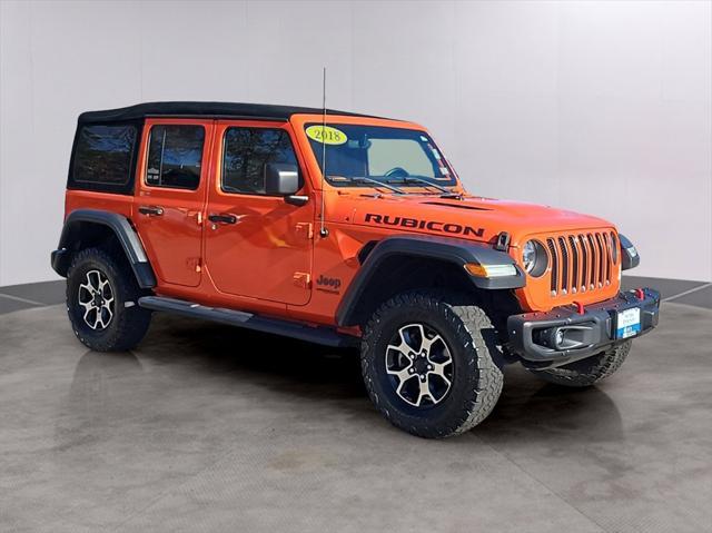 used 2018 Jeep Wrangler Unlimited car, priced at $31,787