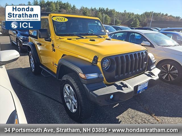 used 2021 Jeep Wrangler car, priced at $29,987