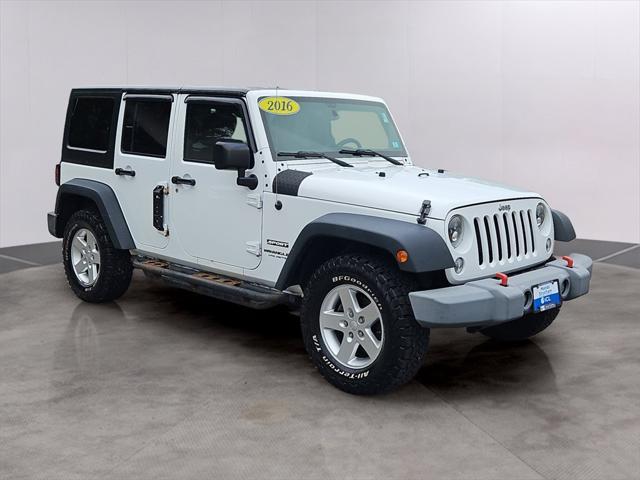used 2016 Jeep Wrangler Unlimited car, priced at $15,987