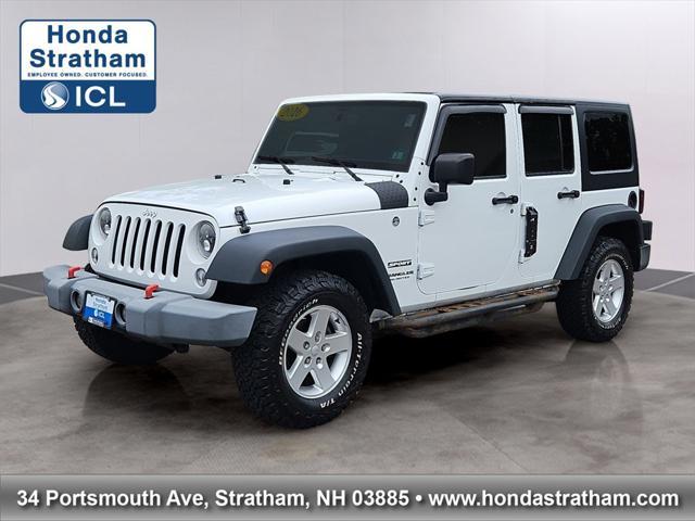 used 2016 Jeep Wrangler Unlimited car, priced at $15,987