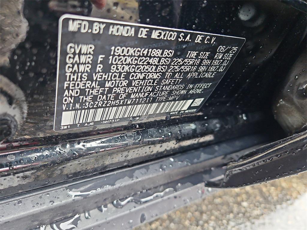 new 2026 Honda HR-V car, priced at $30,895