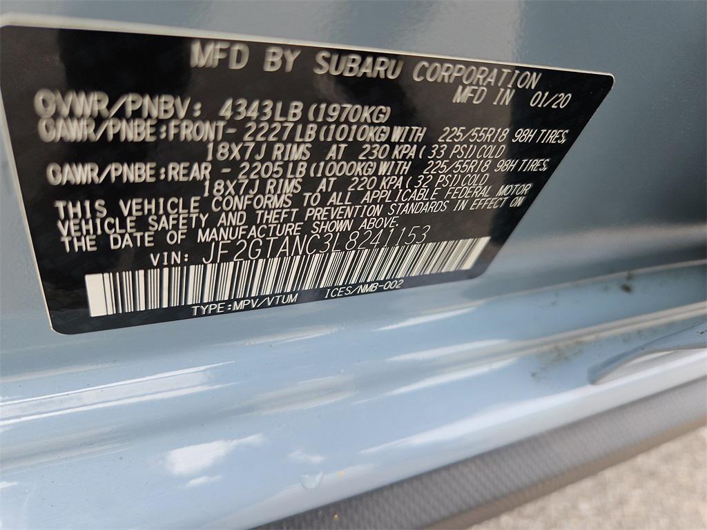 used 2020 Subaru Crosstrek car, priced at $21,487