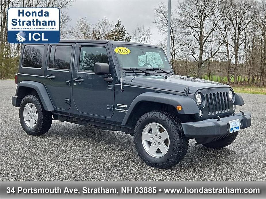 used 2018 Jeep Wrangler JK Unlimited car, priced at $26,987