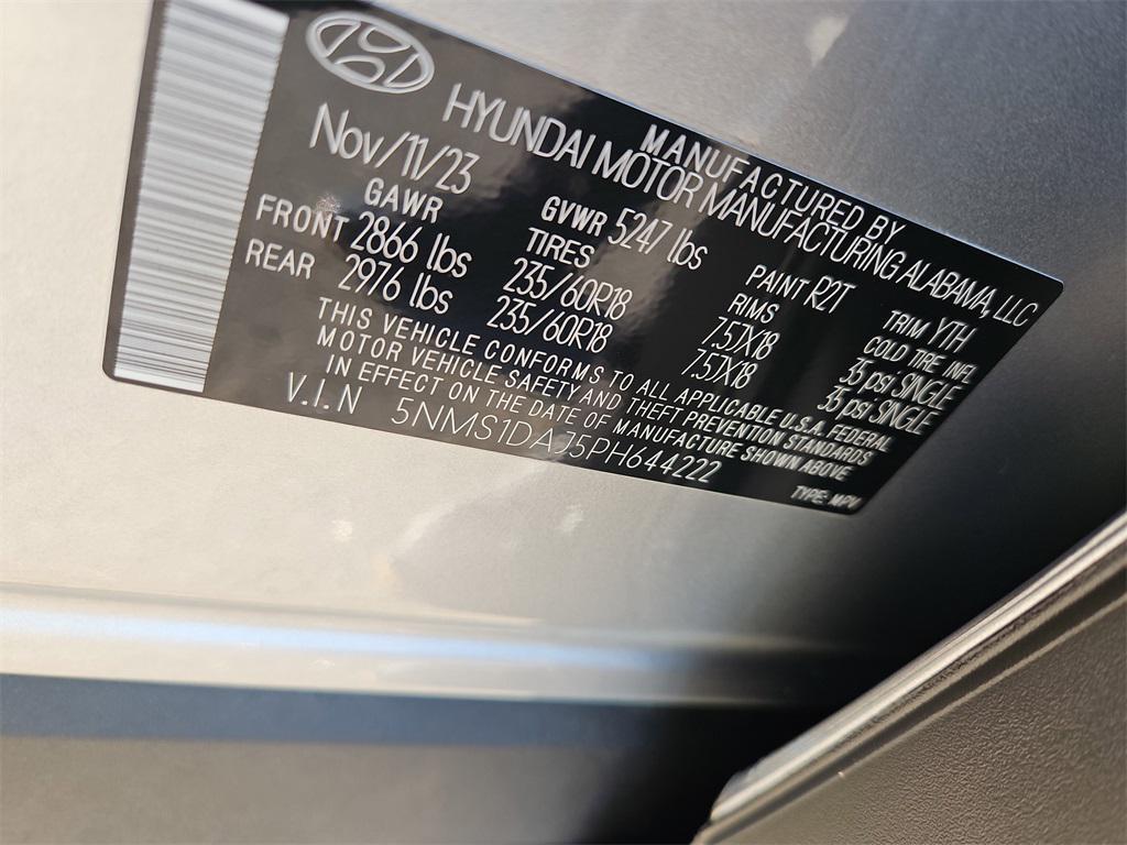 used 2023 Hyundai Santa Fe car, priced at $23,987