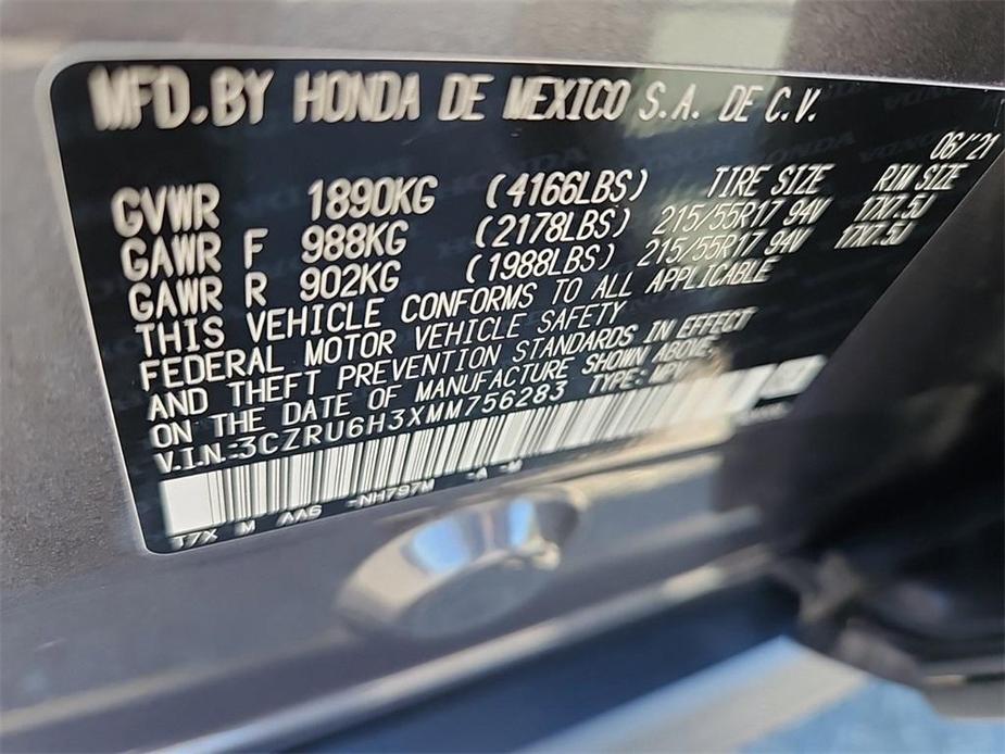 used 2021 Honda HR-V car, priced at $20,999