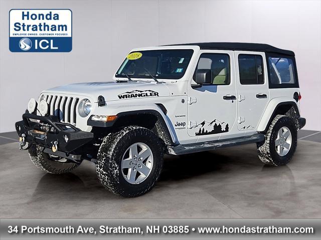 used 2018 Jeep Wrangler Unlimited car, priced at $28,987