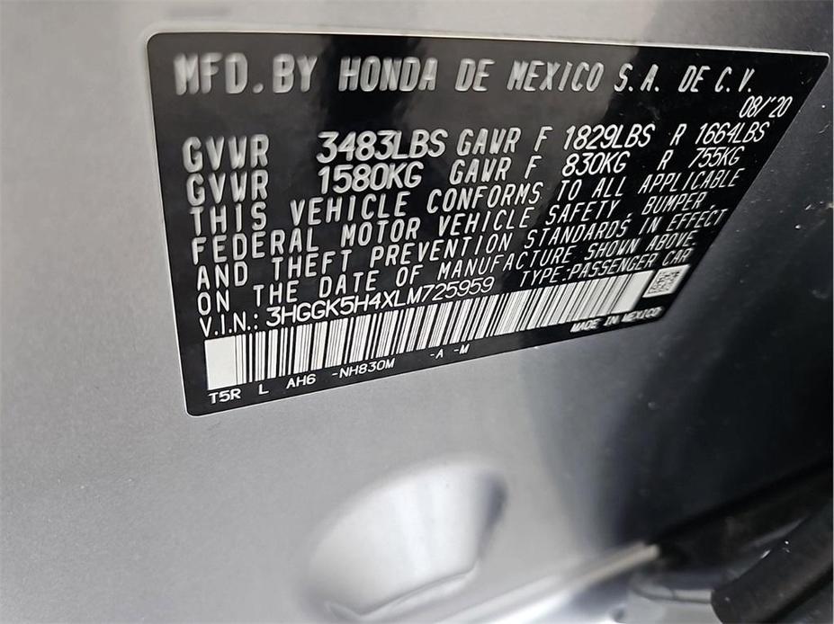 used 2020 Honda Fit car, priced at $18,987