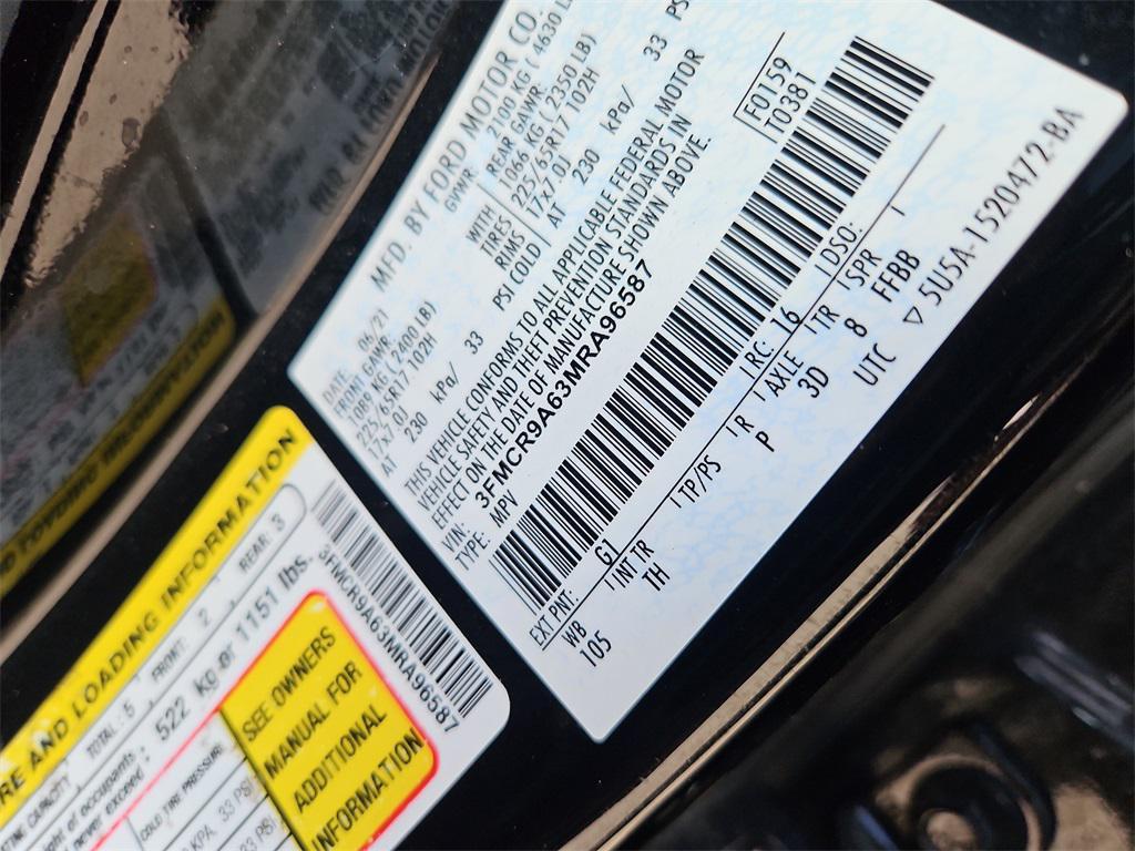 used 2021 Ford Bronco Sport car, priced at $19,887