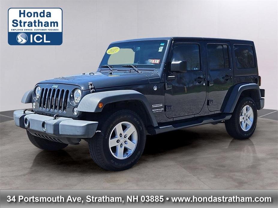 used 2017 Jeep Wrangler Unlimited car, priced at $24,487