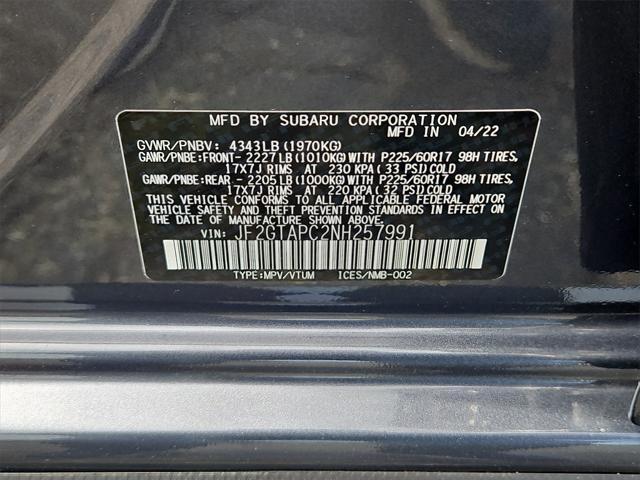 used 2022 Subaru Crosstrek car, priced at $25,987