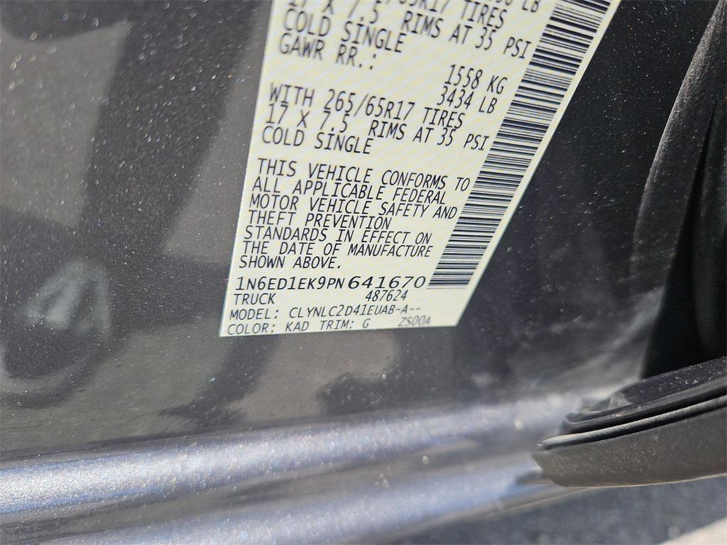 used 2023 Nissan Frontier car, priced at $30,987