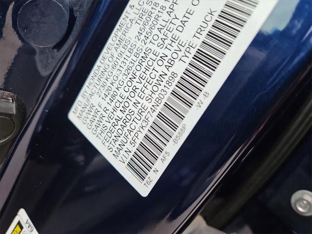 used 2022 Honda Ridgeline car, priced at $33,987
