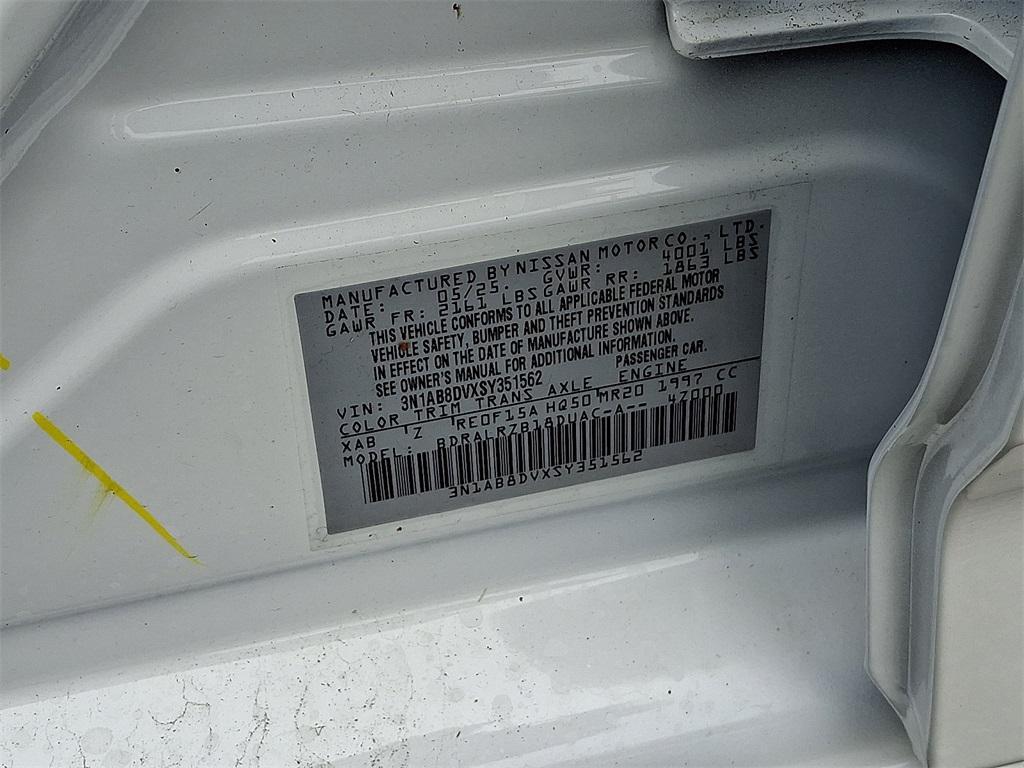 new 2025 Nissan Sentra car, priced at $25,980