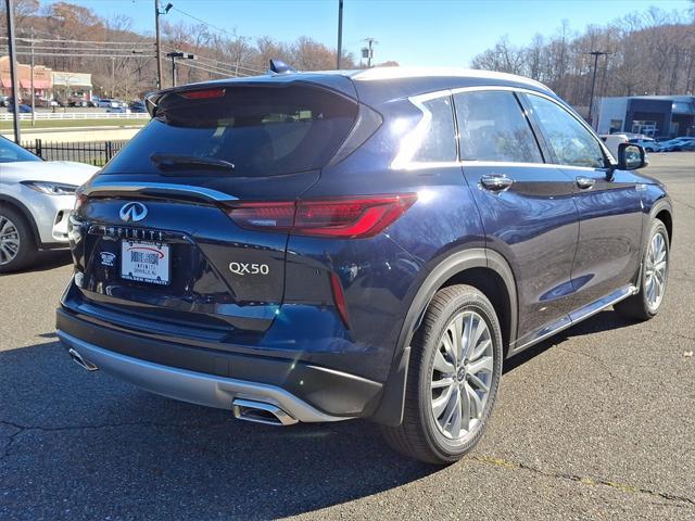 new 2025 INFINITI QX50 car, priced at $48,645